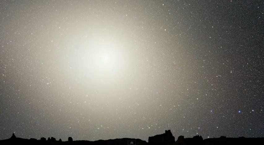 Milky Way Versus Andromeda As Seen from Earth