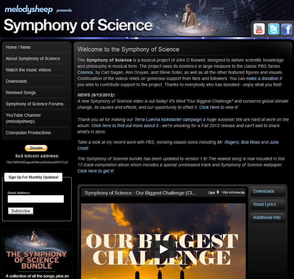 simfonija znanosti